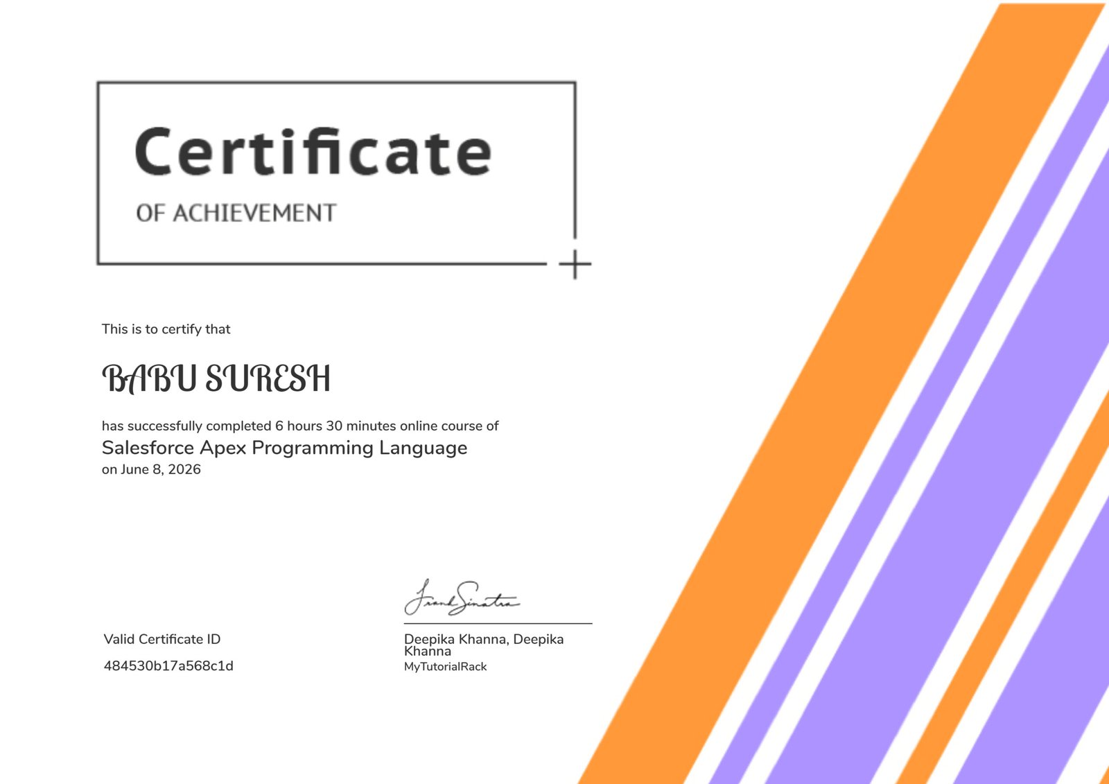 Salesforce Apex Programming Language